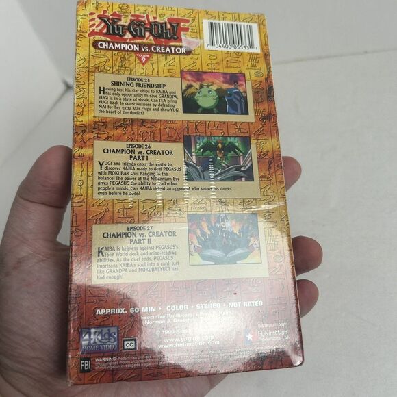 Yu-Gi-Oh! - Vol. 9: Champion vs. Creator VHS Brand Sealed YuGiOh Read - Picture 8 of 8